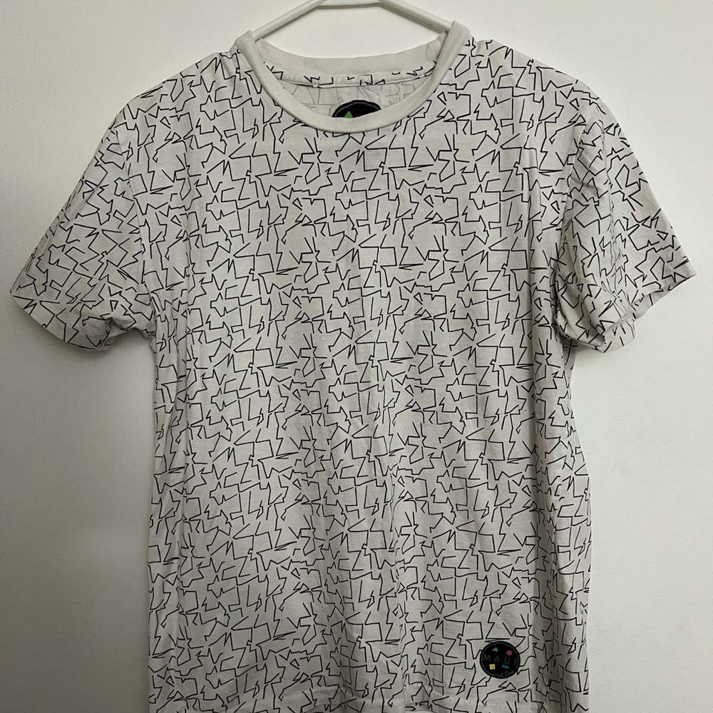 White Graphic Men's Shirt